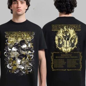 Babymetal Kon Kon Tee UK And Europe Arena Tour 2025 Two Sided T-Shirt