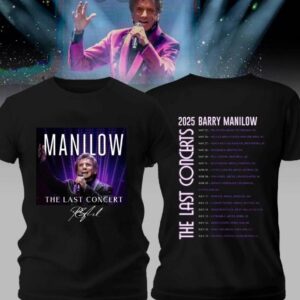 Barry Manilow The Last Concerts 2025 Tour Shirt