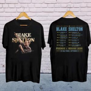 Blake Shelton Country Music 2025 Blake Shelton Friends and Heroes Tour Shirt