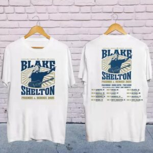 Blake Shelton Friends and Heroes Tour 2025 Shirt