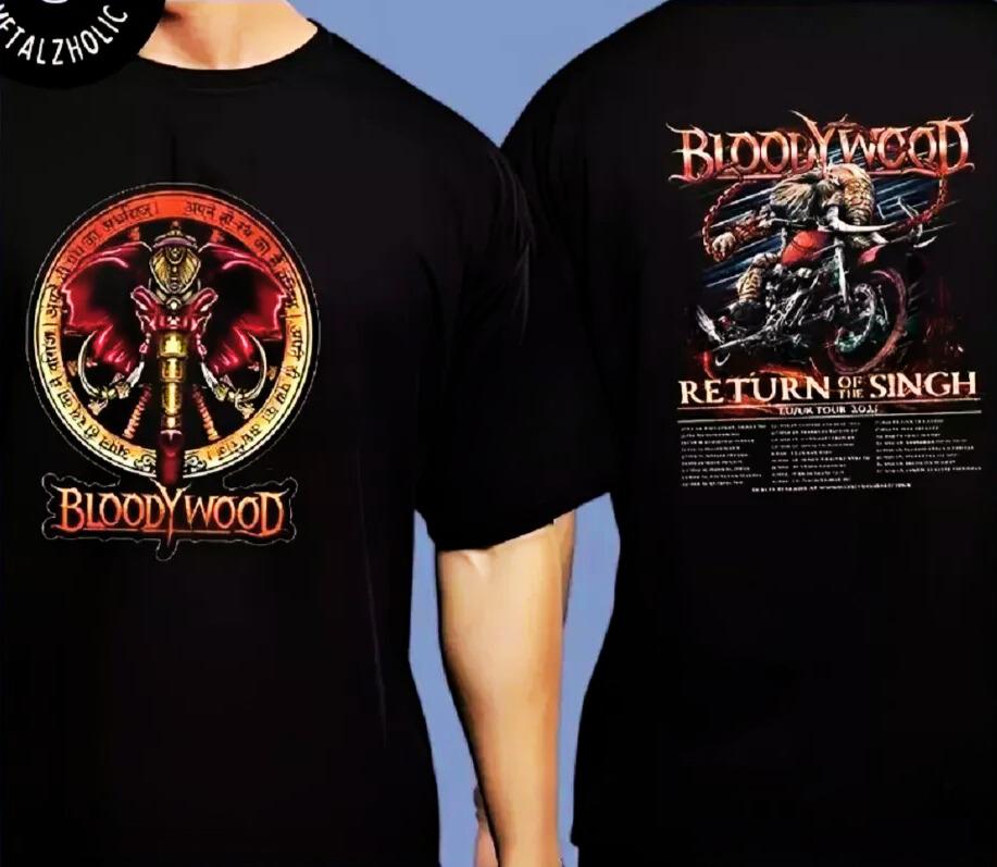 Bloodywood Return Of The Singh Tour 2025 Concert T-Shirt