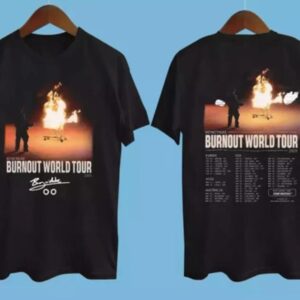 Boywithuke Burnout World Tour 2025 T-Shirt