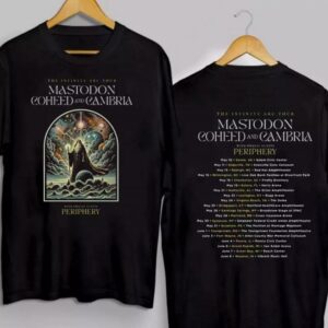COHEED AND CAMBRIA & MASTODON Tour 2025 T-shirt