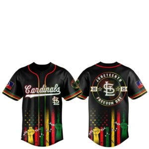 Cardinals Juneteenth Day 2025 Baseball Jersey Hat