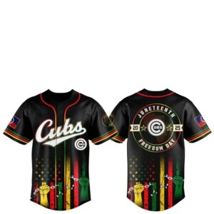 Chicago Cubs Juneteenth Day 2025 Baseball Jersey Hat