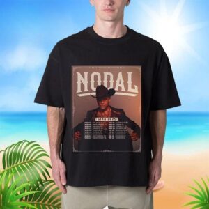 Christian Nodal Gira 2025 Tour Cities Dates Poster Music T-Shirt