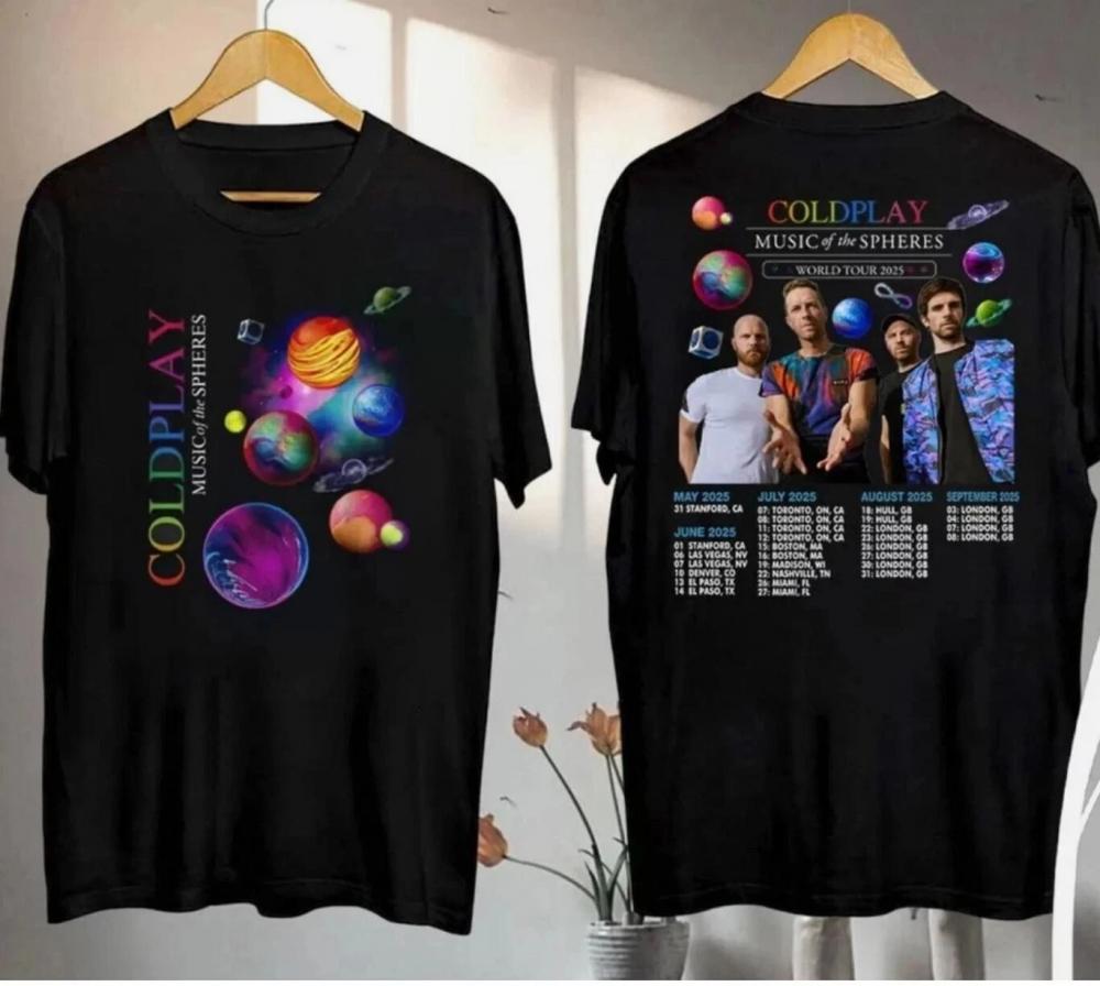 Coldplay Band Concert 2025 Shirt
