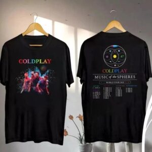 Coldplay Music of the Spheres Tour 2025 Shirt