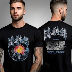 Def Leppard Pyromania Summer Tour 2025 T-Shirt