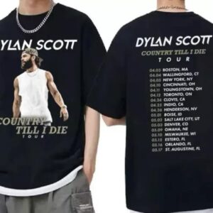 Dylan Scott Country Til I Die Tour Shirt