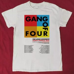 Gang of Four – The Long Goodbye Spring 2025 Tour Shirt