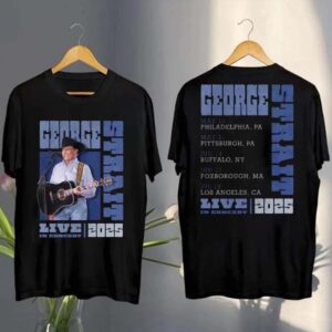 George Strait Live In Concert 2025 Photo Tour Dates Merchandise T-Shirt