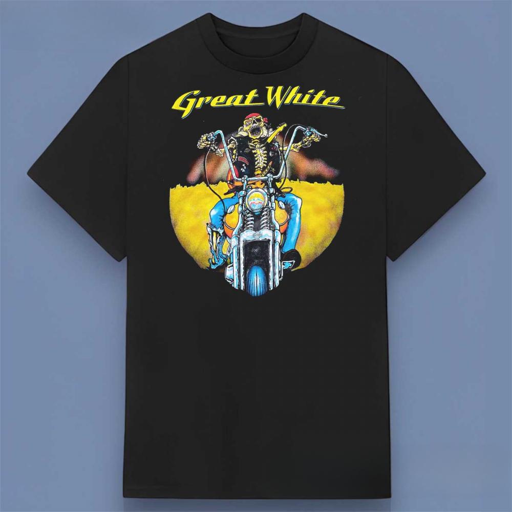 Great White Skull Man Unisex Shirt