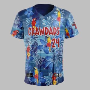 Hickory Crawdads Margaritaville Night Jersey Giveaway 2025