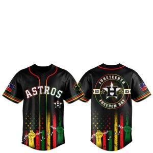Houston Astros Juneteenth Day 2025 Baseball Jersey Hat