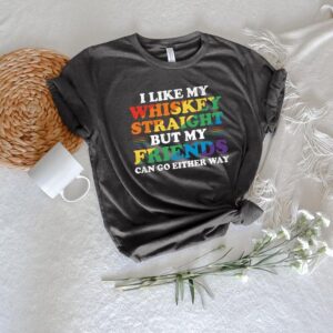 I Like My Whiskey Straight Gay Pride Shirt