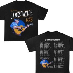 JamEs TayLor Summer Tour 2025 Shirt, Music Concert Fan Shirt