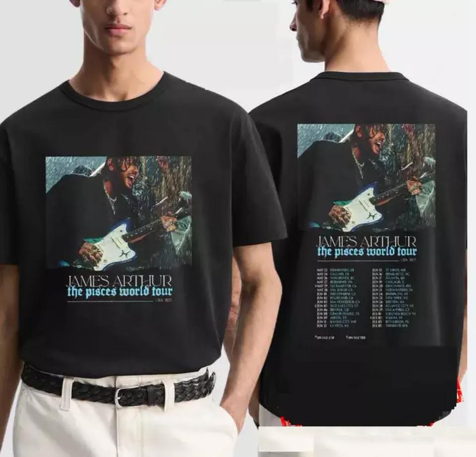 James Arthur Pisces World Tour USA 2025 T-Shirt