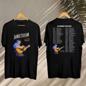 James Taylor Summer Tour 2025 Shirt