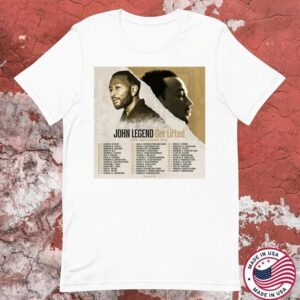 John Legend Get Lifted Album Tour 20th Anniversary Tour 2025 T Shirt