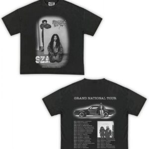 Kendrick Lamar & SZA Grand National Tour Concert 2025 Music Fan T-Shirt