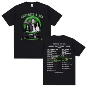 Kendrick & SZA Grand National Tour 2025 Music Concert T-Shirt