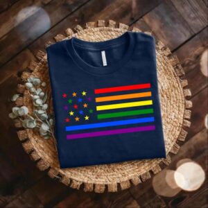LGBTQ USA Flag Shirt