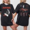 Lady Gaga The Mayhem Ball Tour 2025 Tour Dates 2 Sided T-Shirt