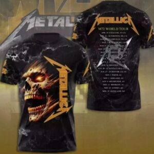 M72 World Tour Metallica 2025 Band 3D Shirt