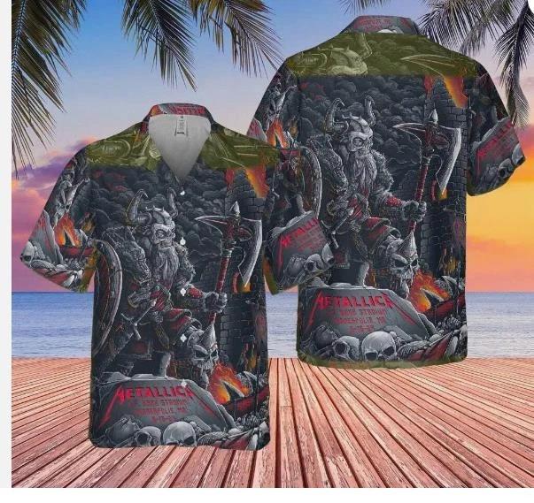 METALLICA M72 American Tour Minneapolis Hawaiian Shirt