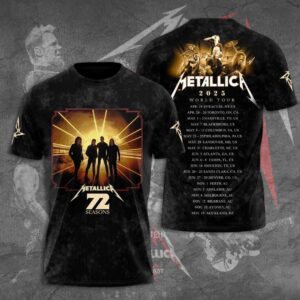 Metallica 2025 Tour 3D T-Shirts