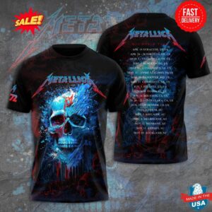Metallica 2025 World Tour 3D Tee