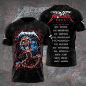 Metallica 3D T-Shirt Tour 2025 Shirt