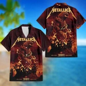 Metallica M72 North American Tour 2025 Columbus Crew Stadium Hawaiian Shirt