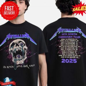 Metallica M72 North American Tour 2025 Tour Dates I’m Inside T-Shirt