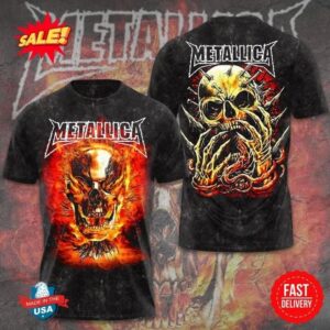 Metallica M72 World Tour 2025 3D Shirts