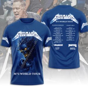 Metallica M72 World Tour 2025 3D T-Shirt