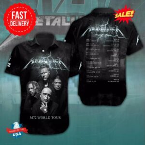 Metallica M72 World Tour 2025 Limited Edition Hawaiian Shirt