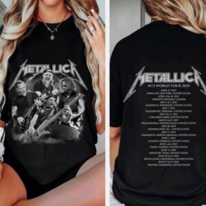 Metallica M72 World Tour 2025 Two Sided Shirt