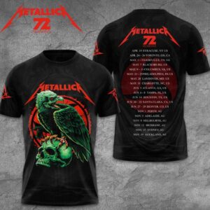 Metallica M72 World Tour Philadelphia Pa On May 23-25Th 2025 3D T-Shirt