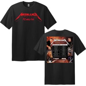 Metallica M72 World Tour Schedule Extends Into 2025 T-Shirt