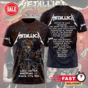 Metallica Rock Band M72 World Tour 2025 T-Shirt 3D