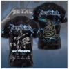 Metallica Tour 2025 Must Have for Rock 3D Tshirt