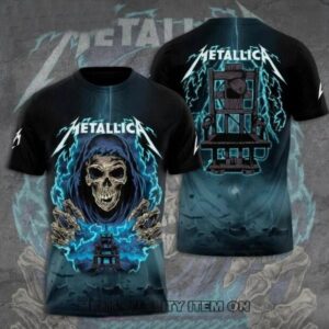 Metallica dark graphic 3d t-shirt