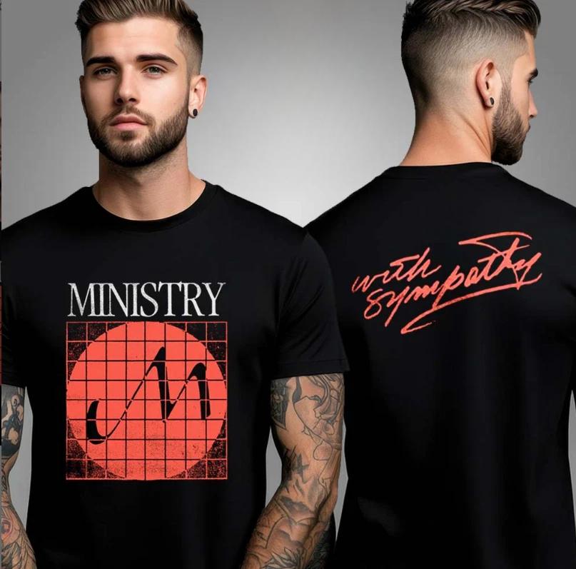 Ministry North America 2025 Tour With Sympathy Grid Logo Unisex T-Shirt