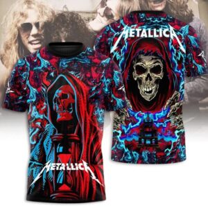 New Metallica Band 3D Shirt Tour 2025