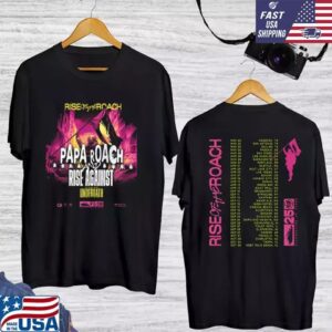 Papa Roach Rise Of The Roach Tour 2025 T-Shirt