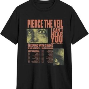 Pierces Singer The Veils 2025 Music Tour Shirt