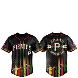 Pittsburgh Pirates Juneteenth Day 2025 Baseball Jersey Hat