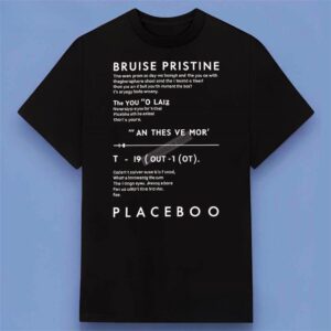 Placebo Bruise Pristine Lyrics Shirt